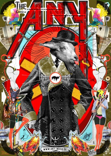 Kleon Medugorac Any poster “pistenbock” illustration music any poster  