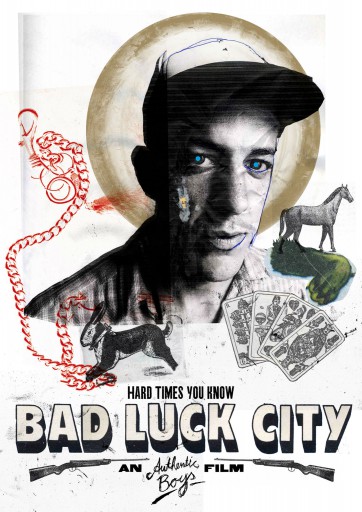 Kleon Medugorac Bad Luck City illustration poster  