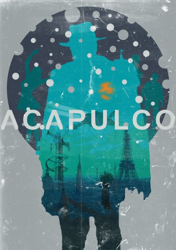 Kleon Medugorac Acapulco illustration poster  2013 Poster / DVD Cover for a science fiction movie project. 