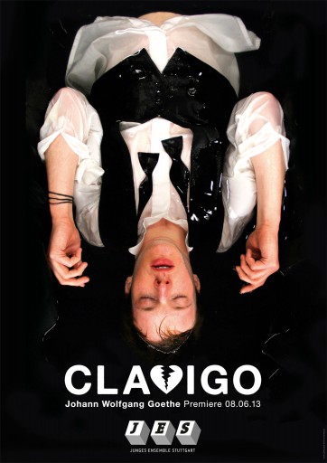 Kleon Medugorac Clavigo photo poster theater allgemein  Poster for JES Stuttgart.