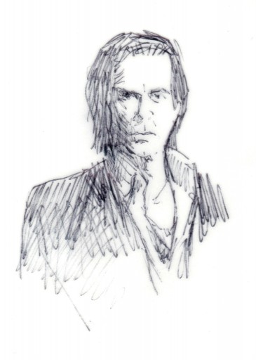 Kleon Medugorac Nick Cave illustration music portrait theater allgemein  