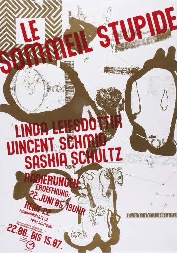 Kleon Medugorac Sommeil Stupide poster typography allgemein  