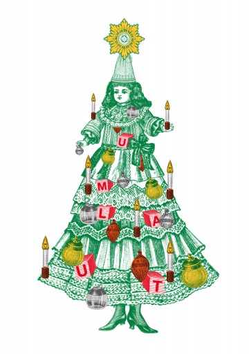 Kleon Medugorac Christmas Card Studio Umlaut 2013 illustration  