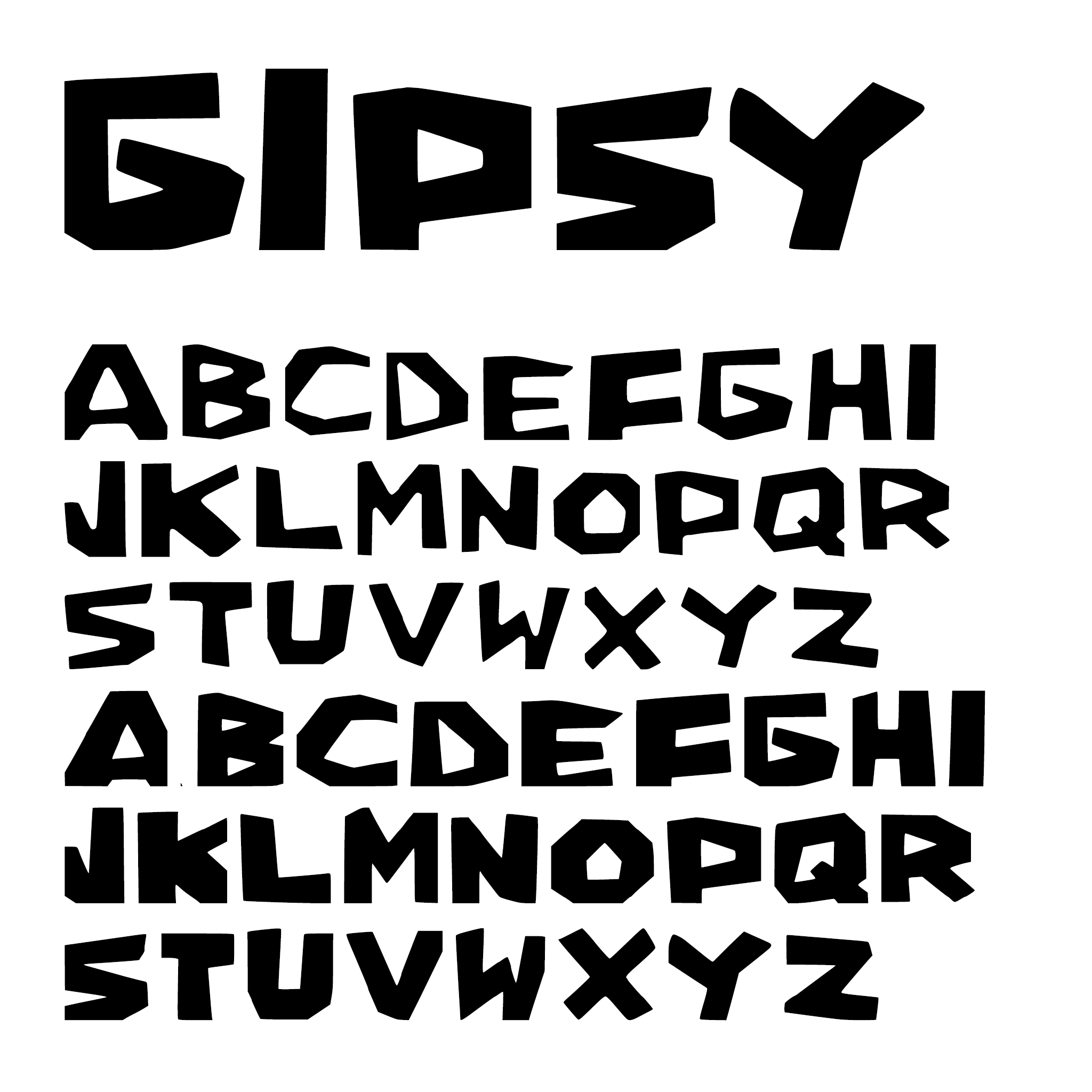 Kleon Medugorac Better New Word “Gipsy” Font 