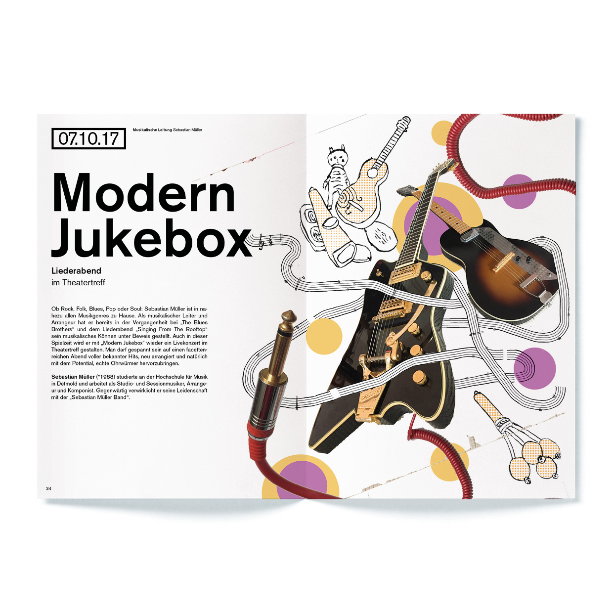 Kleon Medugorac Theater Paderborn Spielzeitheft 2017/18 