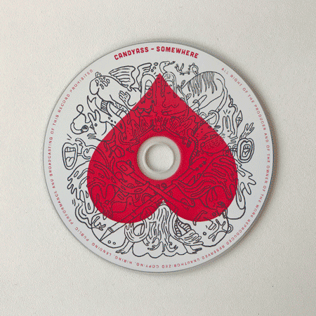 Kleon Medugorac CANDYASS ALBUM “WE GO SOMEWHERE” illustration music any typography  