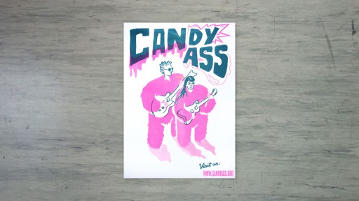 Kleon Medugorac Candyass Risograph Posters 