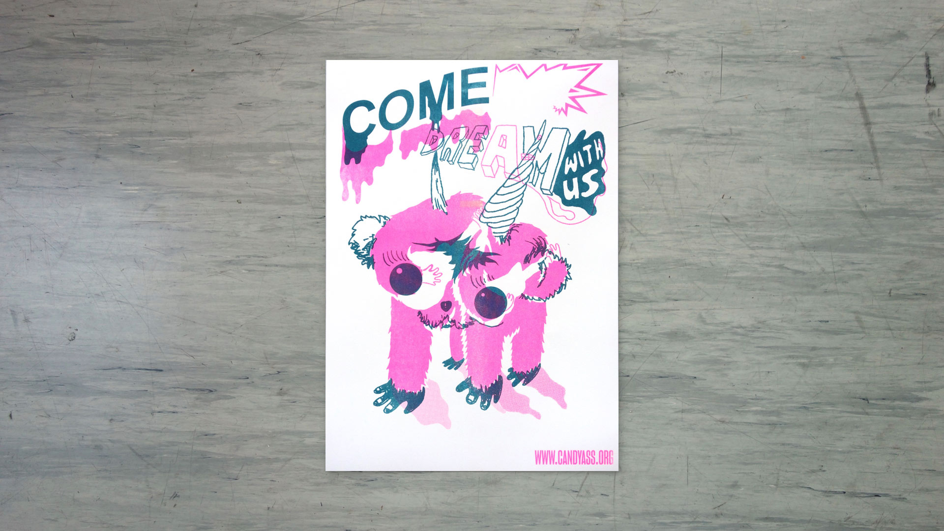 Kleon Medugorac Candyass Risograph Posters 