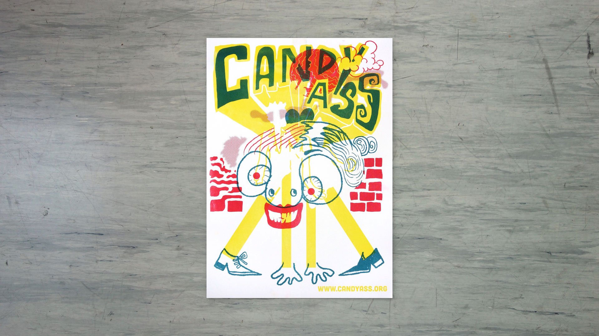 Kleon Medugorac Candyass Risograph Posters 