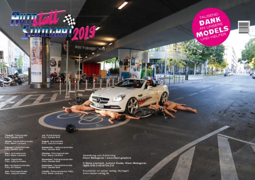 Kleon Medugorac AUTO STATT STUTTGART 2019 CALENDAR 